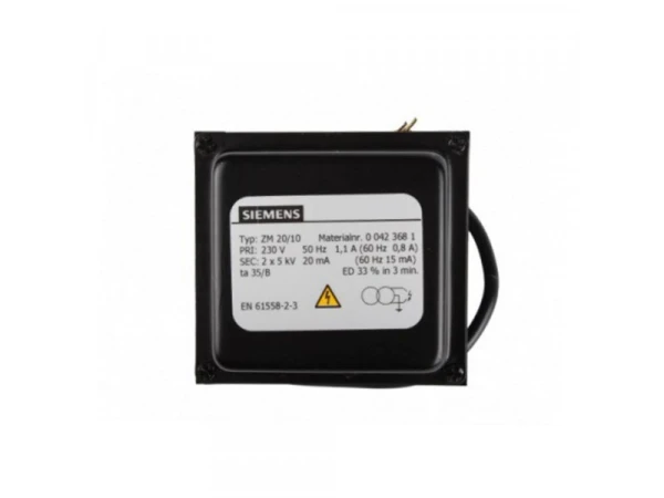 Трансформатор розжига Siemens ZM 20/10 (00423681) для газовых и жидкотопливных горелок