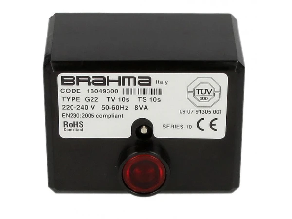 Контроллер розжига Brahma G22 TV 10s TS 10s, 18049300, для дизельных горелок, 220-240В