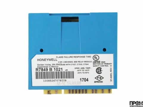 Усилитель сигнала пламени Honeywell R7849 B 1021