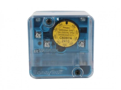 Реле давления газа Honeywell C6097A2410, диапазон 0-7 мбар, IP54