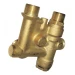 Трехходовой клапан в сборе Baxi 5672730 (Латунь, 110x110x40 мм)