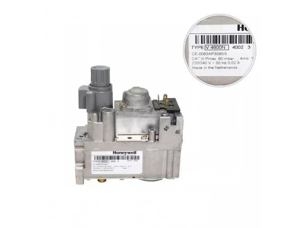 Газовый клапан Honeywell V4600N4002 с плавным открытием, артикул V4600N4002