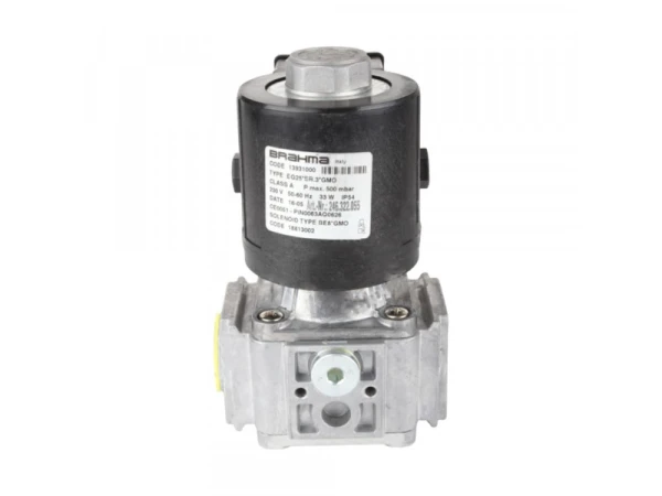 Электромагнитный клапан Brahma EG25*SR.3*GMO, 15 м3/ч, 500 мбар, Rp 3/4\", IP 54, 230В, 33Вт (Артикул: 13931000)
