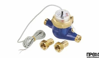 Водосчётчик импульсный Grundfos 1,5м3/ч 1л/имп Tmax=30°С 96446846