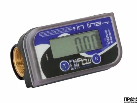 Электронный счетчик топлива Adam Pumps In line diesel поток - слева направо