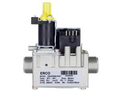 Газовый клапан ERCO EBR2008R для котлов Mizudo M11-40Т(Н) (Артикул: AA.01.03.0001)