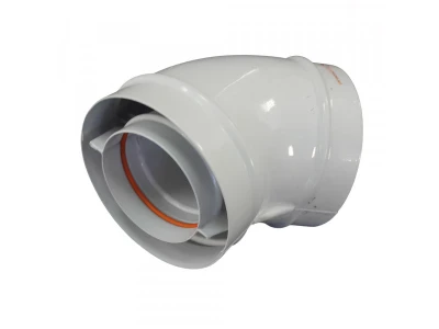 Колено дымохода 45°, 60/100 мм, K11D, для котлов Protherm, артикул 2840