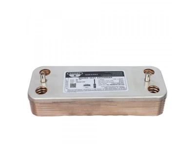Пластинчатый теплообменник Zilmet 17B1901400, 14 пластин, для котлов Ariston, Beretta, Fondital (B2B)