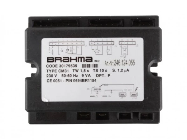 Блок управления горением Brahma CM31 (арт. 30179535) - контроль и безопасность газовых горелок