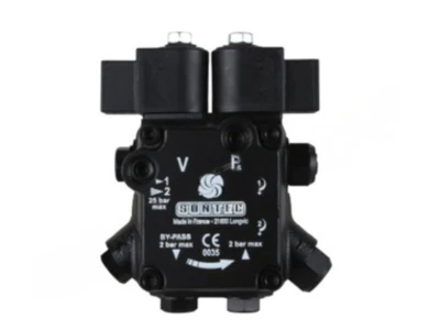 Топливный насос для горелки Suntec AT3 V 45 A 9660 4P 0700, 46 л/ч, 2 режима давления, 2 клапана