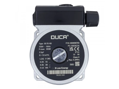 Двигатель циркуляционного насоса Duca GX 15-60, 105W, 3 скорости, артикул 150100102.DUCA