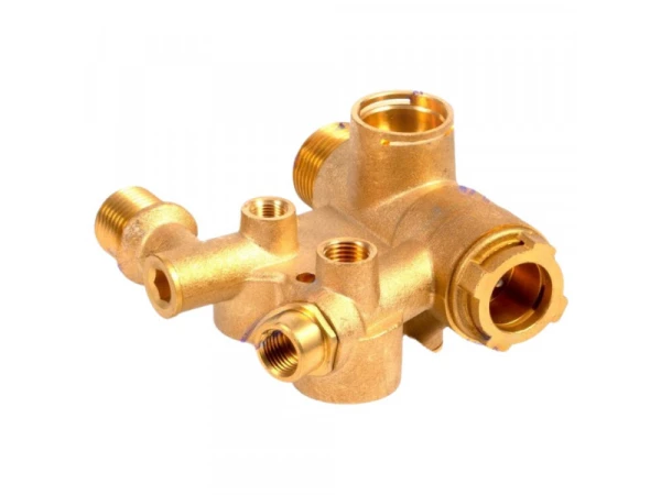 Выходной водяной узел (трехходовой клапан) Elsotherm CB11030024 для котлов T-116, T-120, T-124
