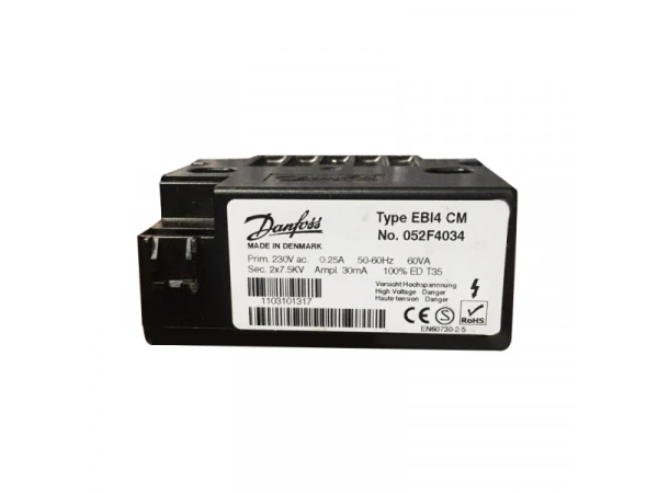 Трансформатор розжига Danfoss EBI4 CM (052F4034) для котлов Elco, артикул 65323259