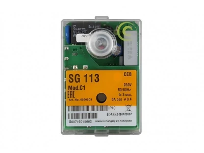 Автоматика управления розжигом Honeywell Satronic SG 113 Mod. C1, артикул 13010522