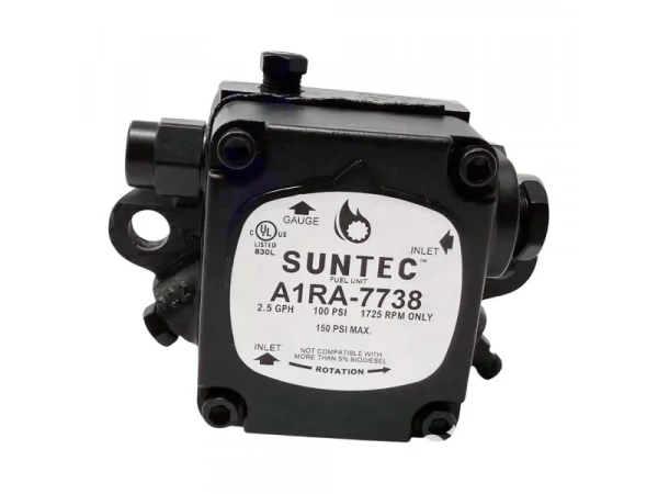 Насос для горелки Suntec A1RA 7738 SP (однотрубная система, правый выход)