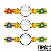 Комплект водосчетчиков GIACOMINI 3/4 hot water (GE550Y103)