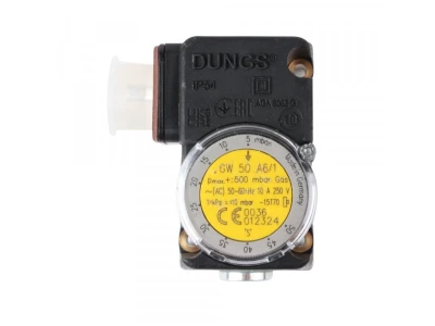 Реле давления Dungs GW 50 A6/1 (Артикул: 242676) - Контроль давления газа/воздуха до 500 мбар