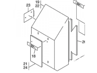 Теплоизоляция камеры сгорания, 4 секции, для котлов Bosch/Buderus G215, артикул 8718585131