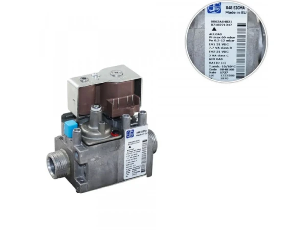 Газовая арматура SIT 848 Sigma для котлов Bosch, Buderus, Junkers (Артикул: 87182213470)