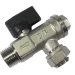Кран подпитки котла Baxi 5625970, с фильтром, латунь