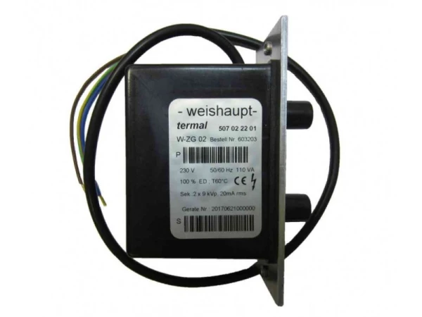 Трансформатор розжига Weishaupt W-ZG 02 (603226) для промышленного оборудования