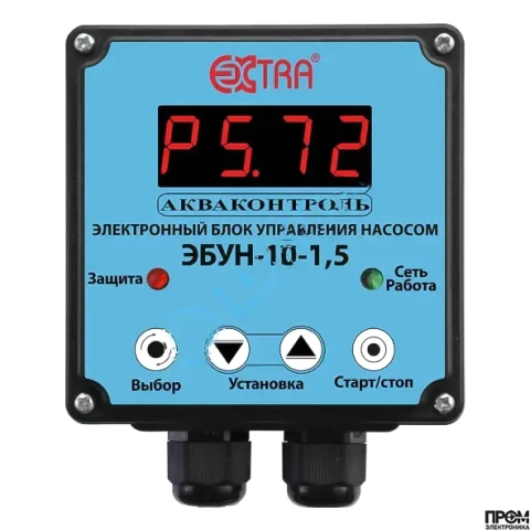 ЭБУ насоса с плавным пуском ЭБУН-10-2,5, Акваконтроль 7131150000