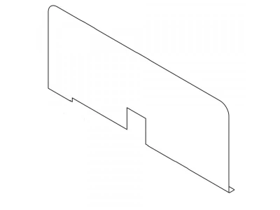 Панель облицовки нижняя Protherm 0020035541, белая