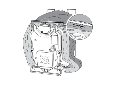 Теплоизоляция 5 секций для котлов Bosch/Buderus G215 (артикул: 8718585132)