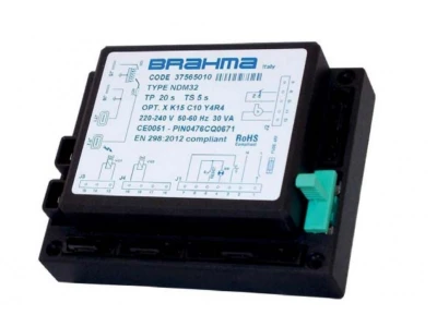 Блок управления горением Brahma NDM32 (Арт. 37565010) для газовых и жидкотопливных горелок